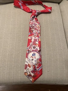 Vintage Pat Patriot RALPH MARLIN RED/WHITE/BLUE NEW ENGLAND PATRIOTS LOGO - Picture 1 of 12