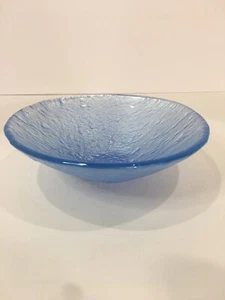 VENETIAN ERA MURANO ART GLASS BABY BLUE 7” BOWL - Picture 1 of 12