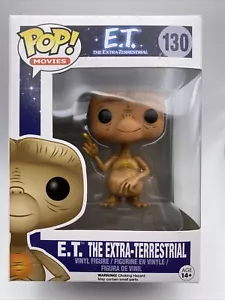 Funko Pop! Movies E.T. The Extra-Terrestrial #130 NIB Vaulted 80s collectibles - Picture 1 of 9