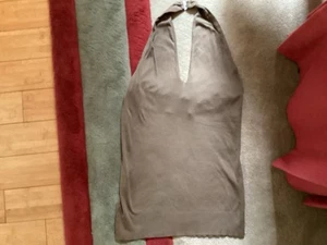 Ralph Lauren Halter Sweater Medium Brown Tan Beige - Picture 1 of 7