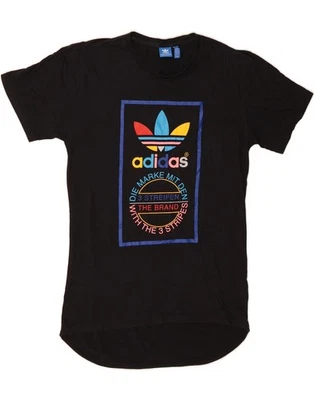 Vestido Camiseta ADIDAS Mujer Gráfico Reino Unido 12 Mediano Negro PH09 Foto 1 de 3