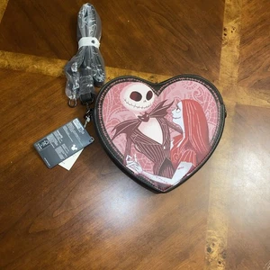 NUEVO CON ETIQUETAS Disney Loungefly Pesadilla antes de Navidad Bandolera Bolso Monedero - Imagen 1 de 4