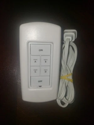 Teclado INSTEON Blanco 6 Botones 2334 - 222 Atenuador Controlador de Escritorio SCE 17Q6i Foto 1 de 4
