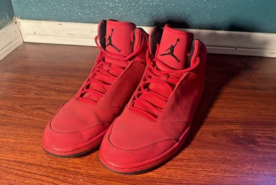 Jordan 1 Flight 5 Gimnasio Rojo Negro Para Hombre - 881433-602 - EE. UU. Talla 11.5 Foto 1 de 4