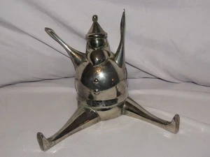 Pottery Barn versilbert Santa Weihnachten Strumpfhalter Modernist Deko Gewicht - Bild 1 von 3