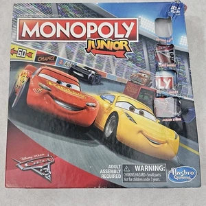 Hasbro Gaming Monopoly Junior Disney Pixar Cars 3 Juego de Mesa Completo Usado - Imagen 1 de 23