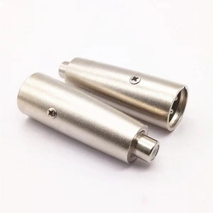 Audio Adapter Audio Jack 3 Pin XLR Male Plug Audio Amplifier For Performances - Picture 1 of 8