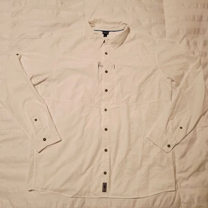 Patagonia Mens Shirt Large L White Sol Patrol Fishing Outdoor Vented 54253 *Spot - Picture 1 of 14