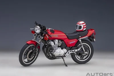 Autoart 12561 1/12 HONDA CB750F Baribari Leggenda W/ Pistola Shatz Casco Rosso - Immagine 1 di 4