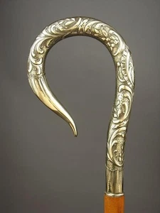 Unique design brass handle antique walking stick for men women walking cane W5 - Picture 1 of 3