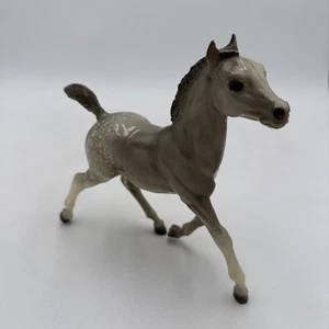 Breyer Horse Vintage Glossy Dapple Gray Appaloosa Running Foal Made USA - Picture 1 of 8