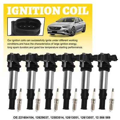 For Holden Commodore Adventra 3.6L V6 Full Ignition Set w/ Coils Plugs Gskts - image 1 of 4