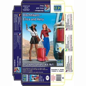 Kit de figuras Truckers Series Hitchhikers, Erica & Kery MASTER BOX 24041 escala 1:24 - Imagen 1 de 12