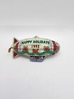 1993 Holiday Fliers Tin Blimp Ornament