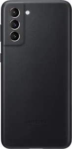 Funda de cuero negra para Samsung Galaxy S21+ 5G y Galaxy S21+ Plus - Imagen 1 de 4