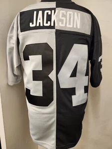 Mitchell & Ness NFL 1988 Oakland Raiders Split Legacy Jersey - Bo Jackson - Picture 1 of 3