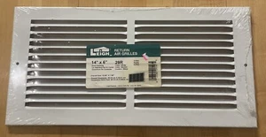 Return Air Grille SideWall 14"x6" Opening Leigh 29R Grilles white - Picture 1 of 4