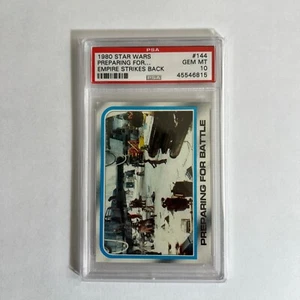 ❄️ 1980 Star Wars The Empire Strikes Back #144 PSA 10 - Preparing For Battle - Picture 1 of 2