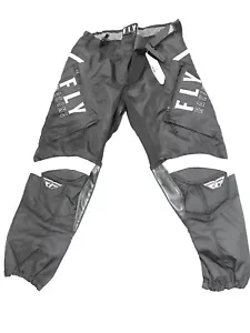 Fly Racing Men's Patrol Riding Pants, Size 34, Black/Orange, 376-66134 - Picture 1 of 5