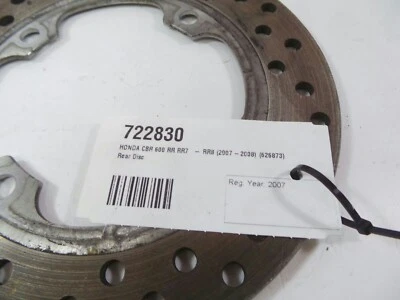 Honda CBR 600 RR 2007 disco trasero Foto 1 de 4