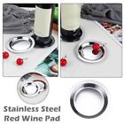Wine Bottle Coaster Smooth Stainless Steel Coasters Silver Heat Metal I3a9 E0m5