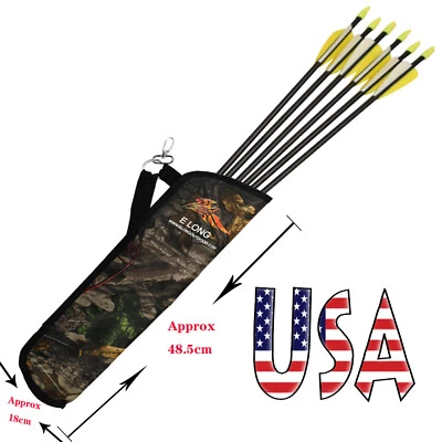 Quiver Bag Archery Crossbow Arrow Quivers Bag Easy Carry Hunting Accessories US - Image 1 of 4