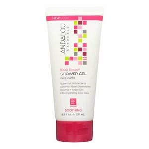 Andalou Naturals 1000 Roses Shower Gel Soothing 8.5 oz 1 ct Pack of 6 - Picture 1 of 4