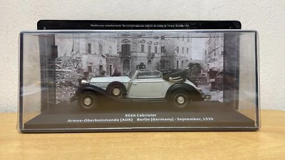 HORCH 853A Cabriolet AOK Germania 1939 1/43 #78 Auto Militari 2GM - Immagine 1 di 4