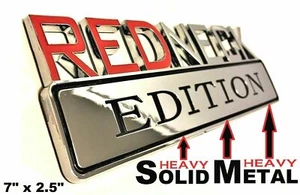 METAL Redneck Edition Emblem HIGHEST QUALITY ON EBAY Bentley Bugatti AMC Badge - Picture 1 of 10