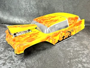 CUSTOM PAINTED 1/8 RC TRUCK BODY TRAXXAS T/E MAXX REVO 2.0 HPI SAVAGE 7167 FIRE! - Picture 1 of 19