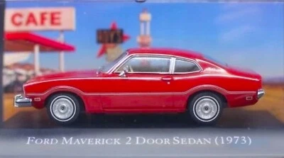 Ford Maverick 1973 rojo sedán de 2 puertas escala 1/43 Altaya IXO en Estados Unidos como nuevo sellado Foto 1 de 3