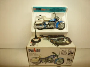 POLISTIL MS101 HARLEY DAVIDSON ELECTRA GLIDE 1200 - BLUE 1:15 - GOOD IN BOX - Picture 1 of 10
