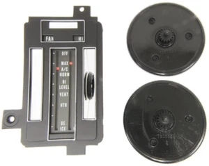 1969 - 1971 Corvette Heater Face Plate Faceplate Kit +Air Conditioning C3 NEW - Picture 1 of 4