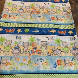 Beach Party by Laurie Godin #2091 Northcott Fabrics Cotton Fabric BTY 44" Wide - Picture 1 of 6