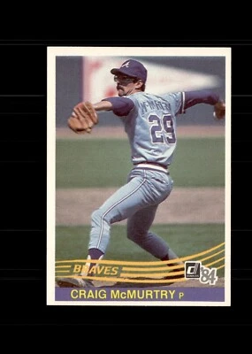 1984 Donruss - Craig McMurtry #599 (RC) - Image 1 of 2