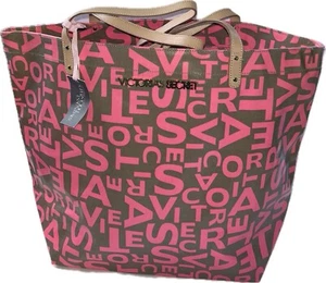 Victoria’s Secret Tote Bag HANDBAG Pink Logo Weekender Getaway Beach Bag NWT - Picture 1 of 5