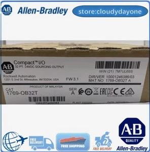 New Factory Sealed AB 1769-OB32T / A Compact 32 Pt 24VDC Terminated D/O Module - Picture 1 of 4