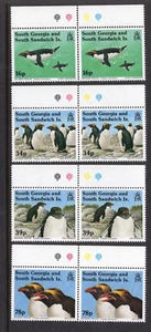 STH GEORGIA & STH SANDWICH ISLANDS 1993 MACARONI PENGUINS PAIRS SUPERB MNH - Bild 1 von 1