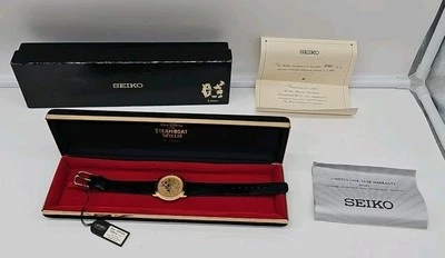 New Limited Edition Seiko Steamboat Willie Mickey Mouse Watch Ref SFP328  - Image 1 of 4