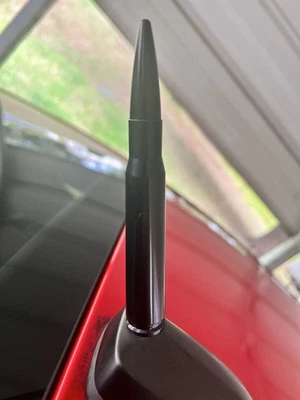 Bullet Style 0.5 Cal Black Antenna Mast Rod Radio AM/FM for Ford Focus 2008-2018 - image 1 of 4