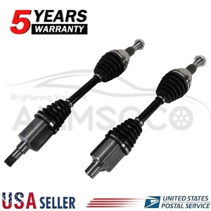 Pair Front CV Axle Shafts For Chevy Impala Buick LaCrosse Pontiac Grand Prix - Picture 1 of 22
