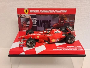 MICHAEL SCHUMACHER COLLECTION 1:43 FERRARI F1 2000 WINNER AUSTRALIAN GP HIGH BOX - Picture 1 of 6