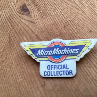 MICRO MACHINES OFFICIAL COLLECTOR PIN BADGE - Image 1 of 3