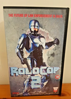 Robocop 2 - VHS UK English Edition - Very Rare - Orion Pictures - Immagine 1 di 4
