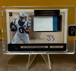 2024 Panini One Ja’Tavion Sanders Auto 3 Color Patch True RPA Panthers RC #/199 - Picture 1 of 3