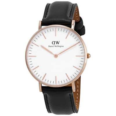 Новый Daniel Wellington часы классический Шеффилд розовое золото черный 0508DW00100036 - Изображение 1 из 3