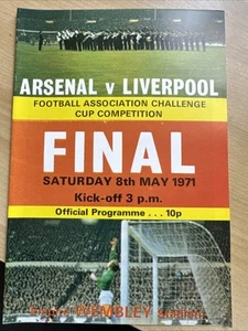 1971 FA Cup Final Matchday Programme Wembley, Arsenal V Liverpool - Picture 1 of 1