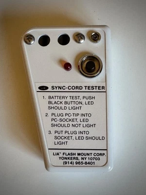 Probador de cables de sincronización LIA de LIA Flash Mount Corp. Foto 1 de 3