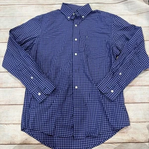 Camisa IZOD Premium Essentials para hombre manga larga a cuadros con botones S/P - Imagen 1 de 6