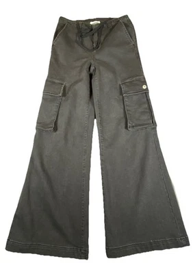 Pantalones cargo RSQ para mujer talla 24 gris Y2K sueltos pierna ancha holgados gótico patinador rave vanguardista Foto 1 de 4